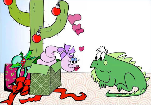 This animation was origiannaly created in Flash, designed as an animated X-mas card. 